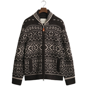Gant Jacquard Mens Cardigan